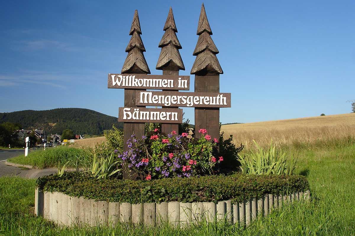 Hotel Muehlbergblick Mengersgereuth-Hammern Esterno foto